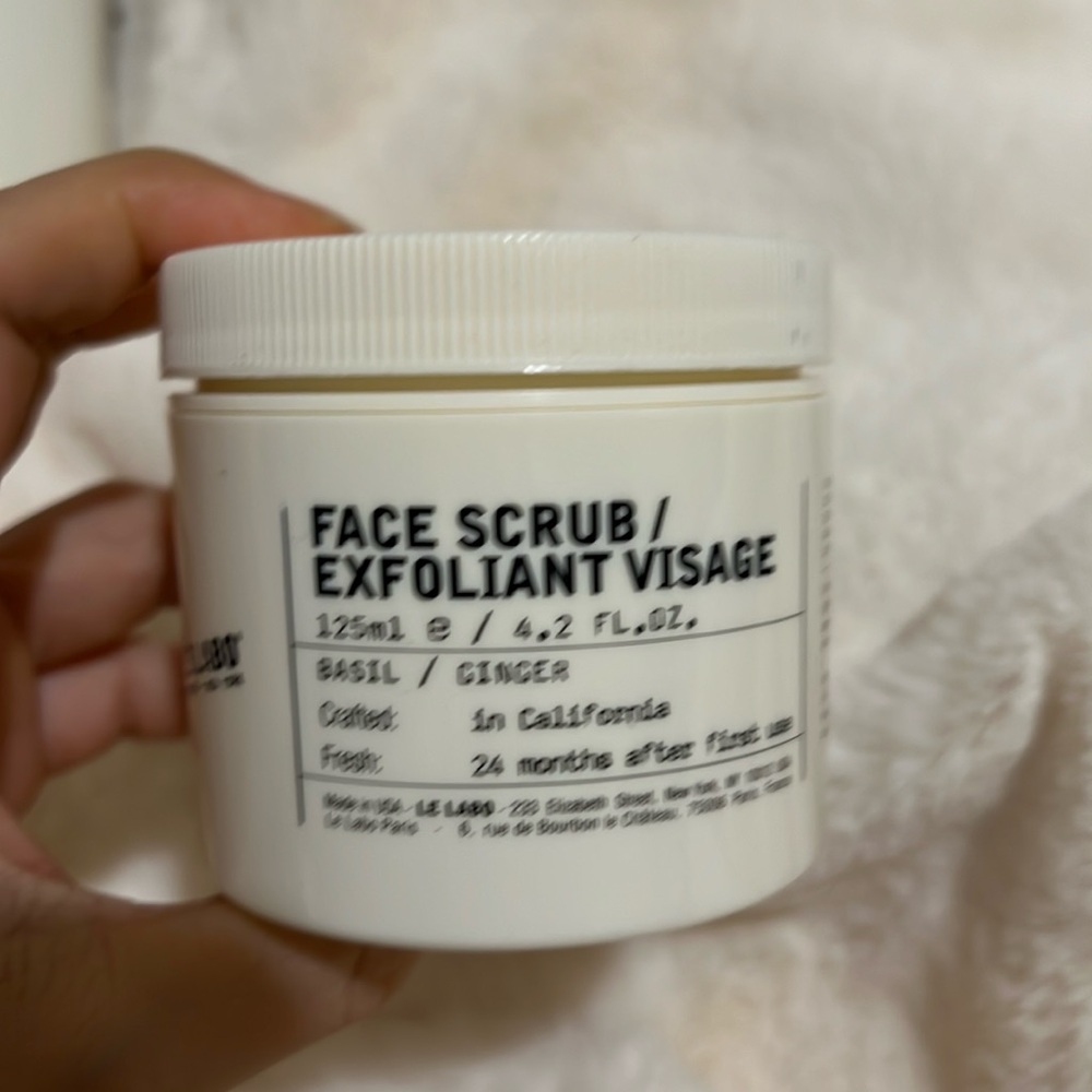 Le labo exfoliant face scrub basil/ ginger 4.2 oz new